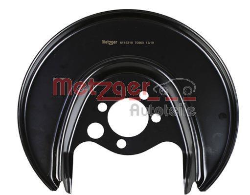 Déflecteur, disque de frein METZGER ref. 6115218